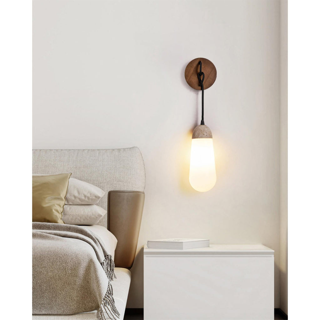 Radiant Applique Murale Bois Travertin Minimaliste Moderne - Neutralighting