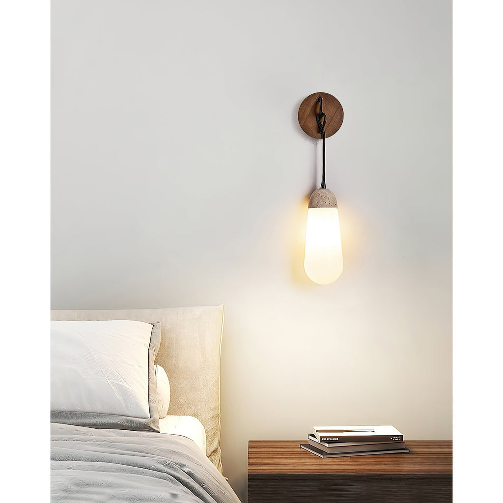 Radiant Applique Murale Bois Travertin Minimaliste Moderne - Neutralighting