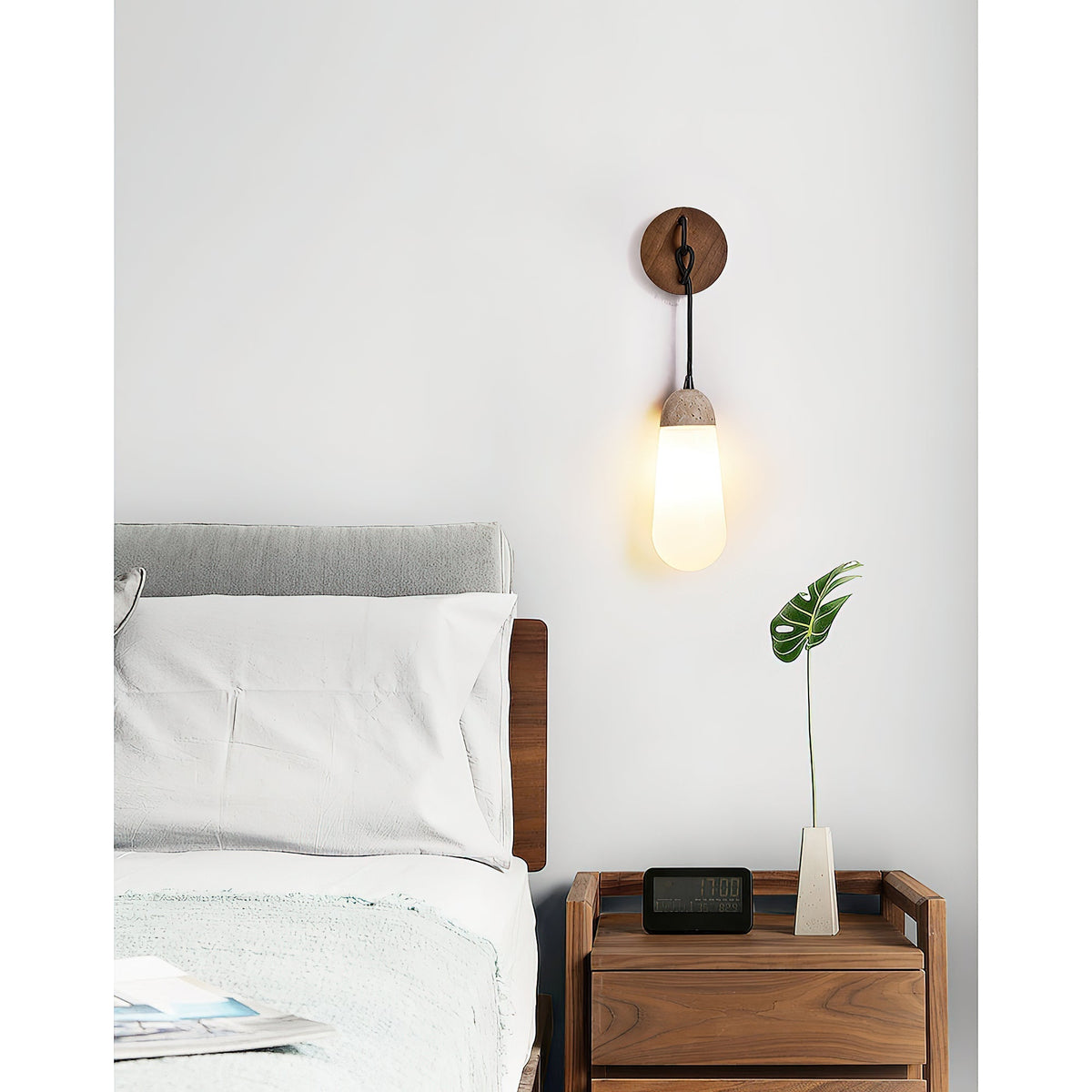 Radiant Applique Murale Bois Travertin Minimaliste Moderne - Neutralighting