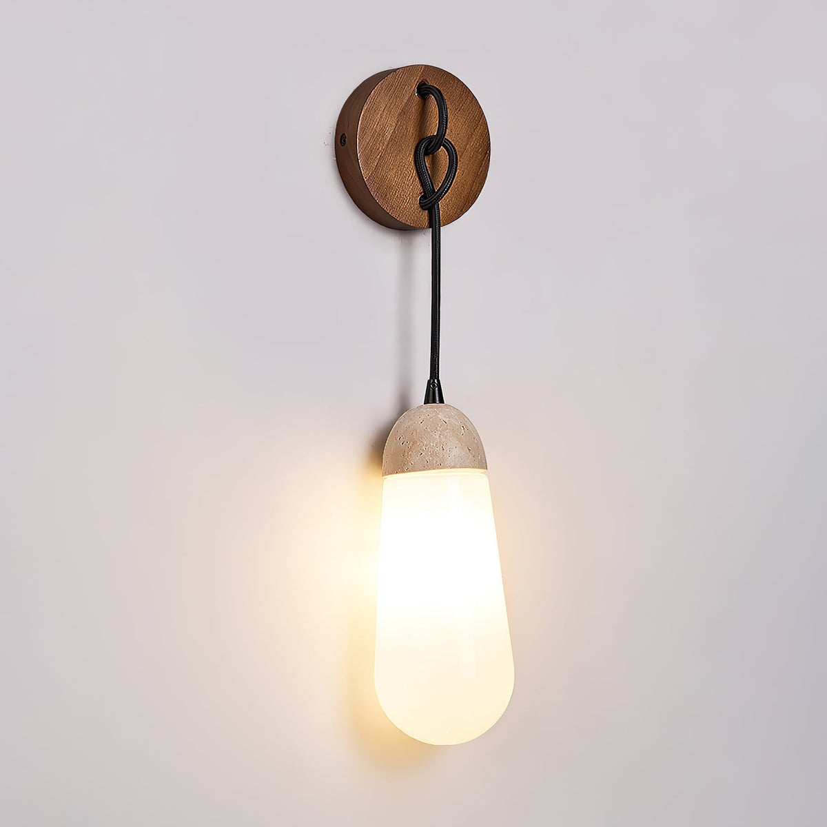 Radiant Applique Murale Bois Travertin Minimaliste Moderne - Neutralighting