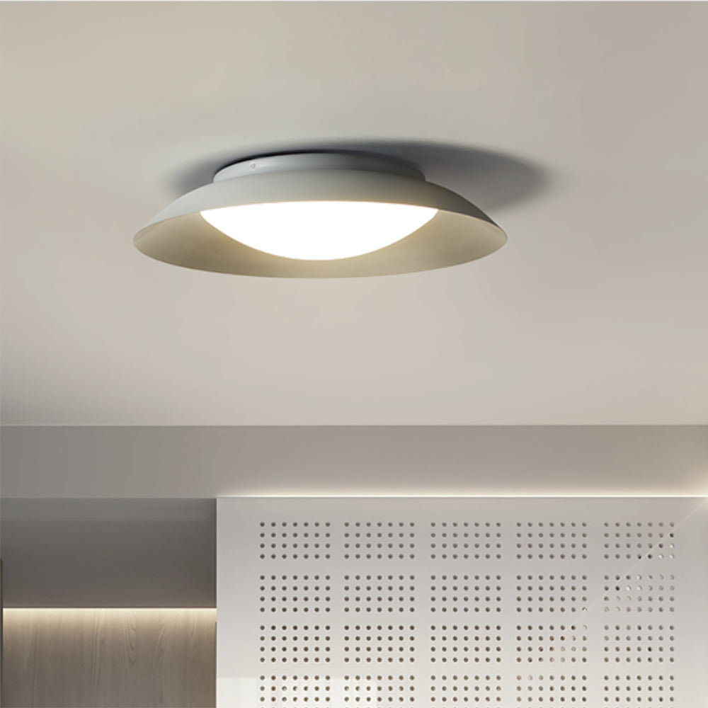 Arisha Plafonnier Chapeau Noridique, Métal/Acrylique, Blanc, Salon - Neutralighting
