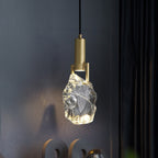 Kristy Suspension Irrégulier Géométrique, Métal/Cristal, Transparent, Chambre - Neutralighting