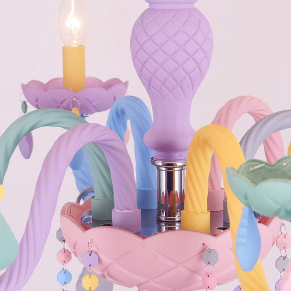 Valentina Suspension Bougeoir Art Deco, Métal, Coloré, Chambre à Coucher/Salon - Neutralighting