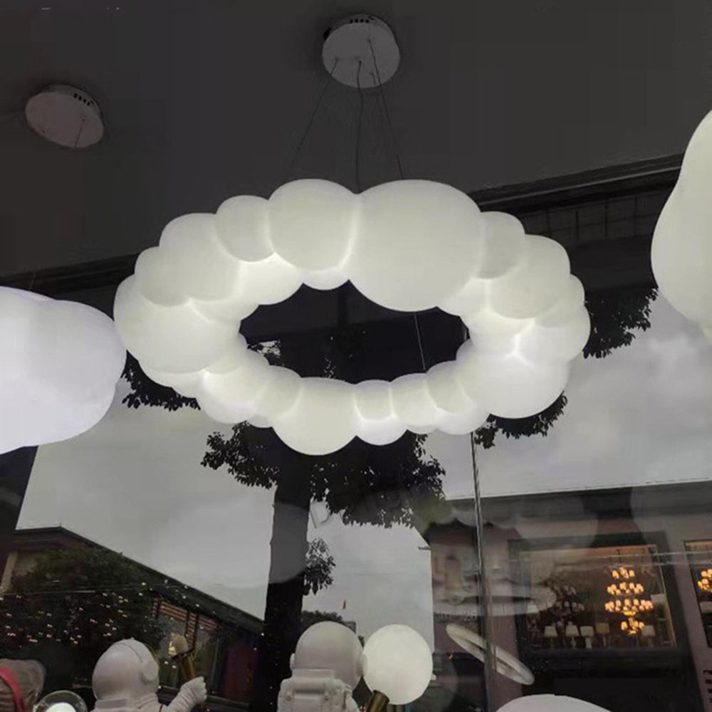 Arisha Plafonnier/Suspension Petale Moderne, Metal/Acrylique, Blanc, Salon - Neutralighting