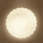 Solara Plafonnier Forme Coquillage Cannelé Doux Élégant - Neutralighting