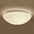 Solara Plafonnier Forme Coquillage Cannelé Doux Élégant - Neutralighting