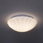 Solara Plafonnier Forme Coquillage Cannelé Doux Élégant - Neutralighting