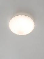 Solara Plafonnier Forme Coquillage Cannelé Doux Élégant - Neutralighting