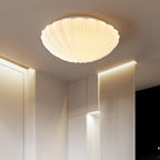 Solara Plafonnier Forme Coquillage Cannelé Doux Élégant - Neutralighting