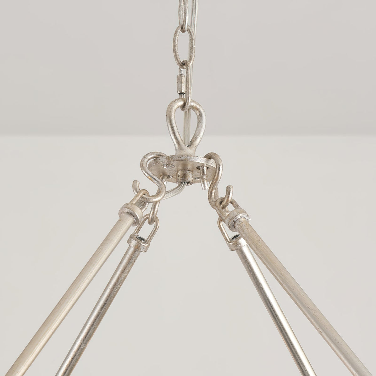 Unite Lustre Rond Industriel Vintage En Métal Doré - Neutralighting