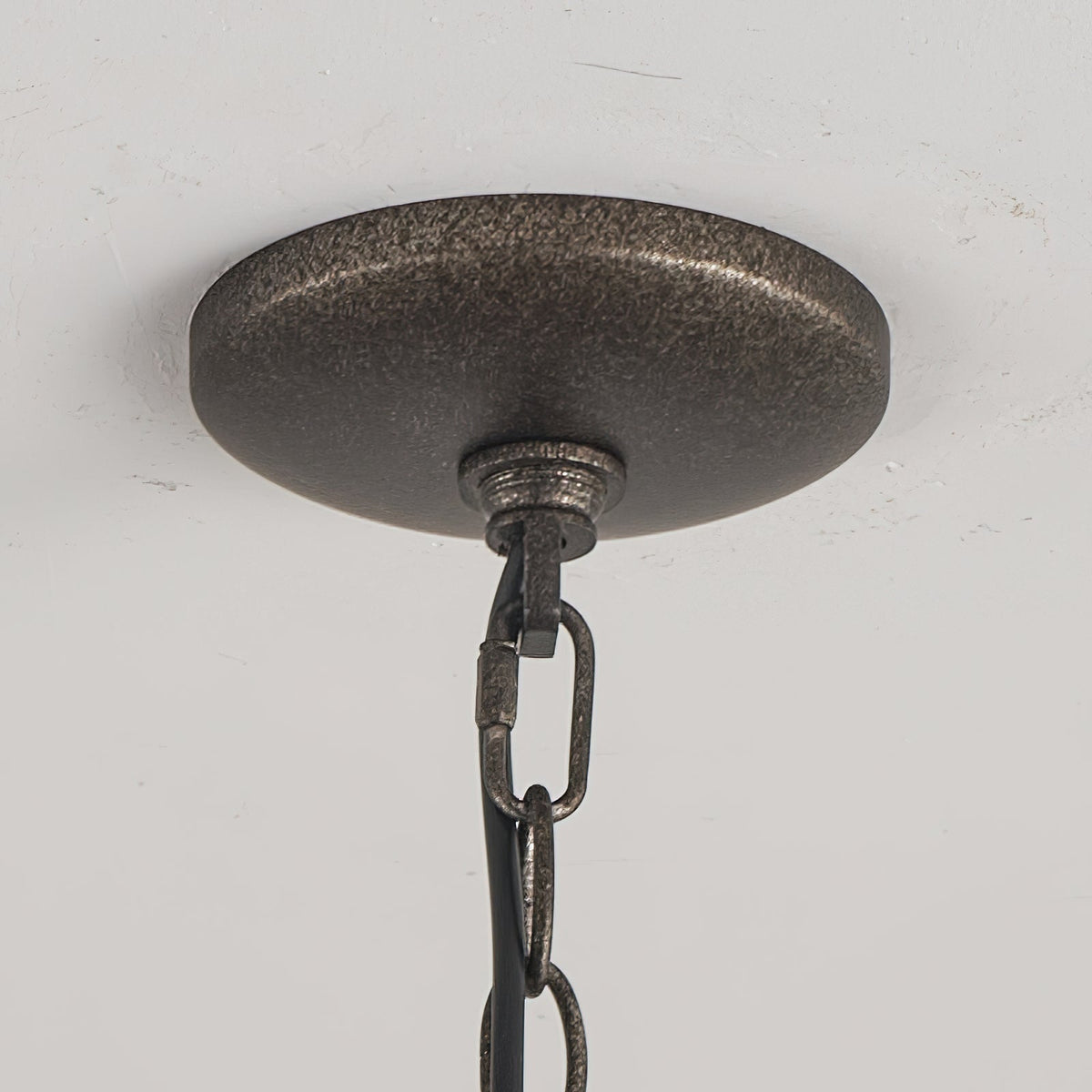 Unite Lustre Rond Industriel Vintage En Métal Doré - Neutralighting