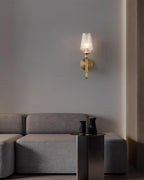 Lustra Applique Murale Laiton Cristal Élégante - Neutralighting