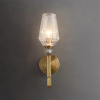 Lustra Applique Murale Laiton Cristal Élégante - Neutralighting