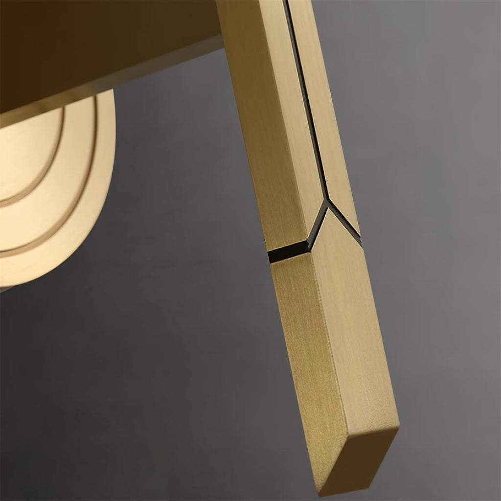 Lustra Applique Murale Laiton Cristal Élégante - Neutralighting