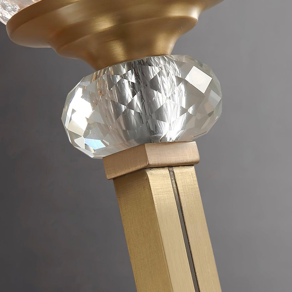 Lustra Applique Murale Laiton Cristal Élégante - Neutralighting