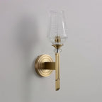 Lustra Applique Murale Laiton Cristal Élégante - Neutralighting