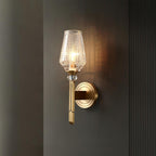 Lustra Applique Murale Laiton Cristal Élégante - Neutralighting