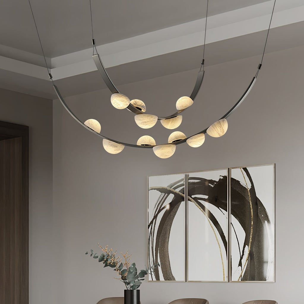 Evcaria Lustre Moderne en Albâtre - Neutralighting