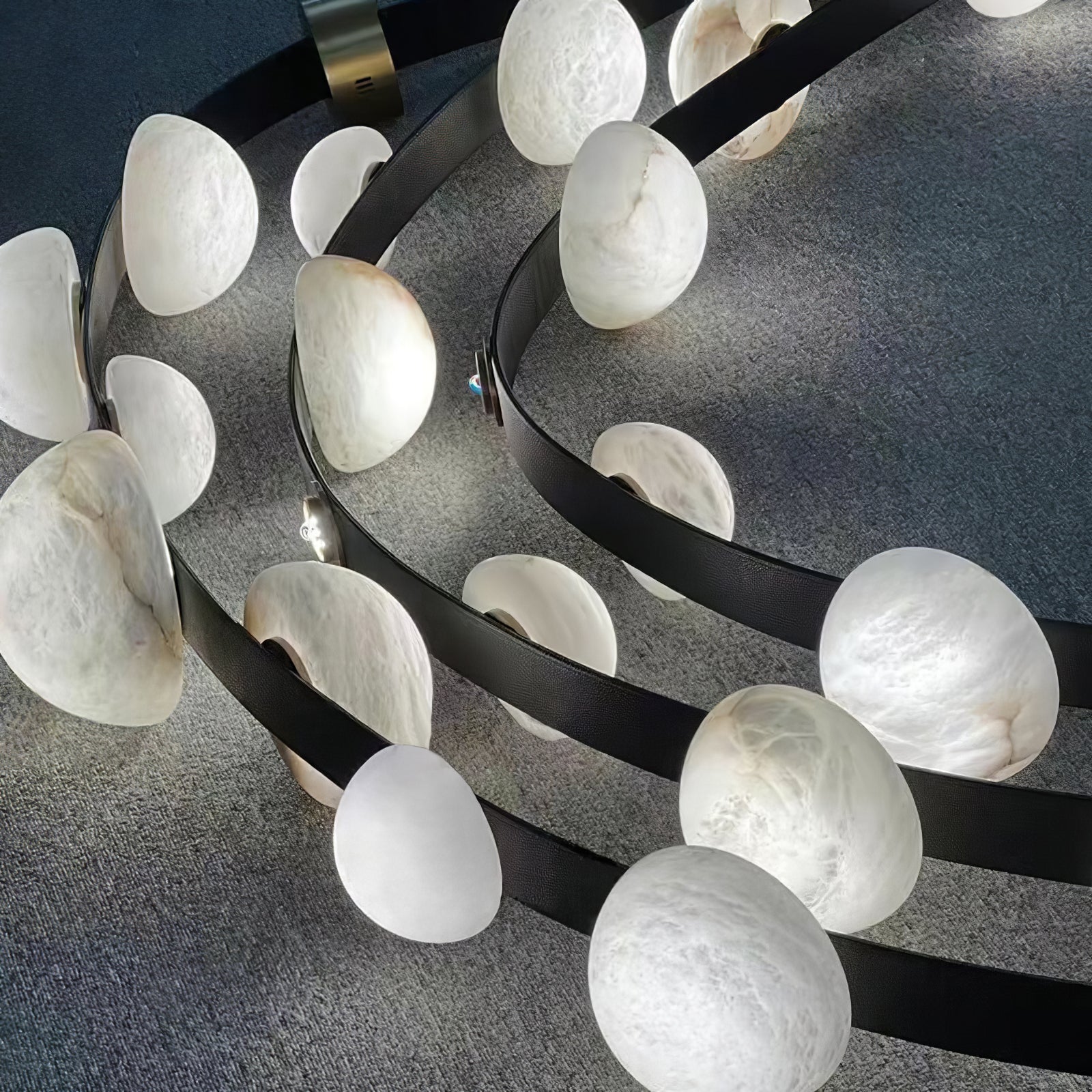 Evcaria Lustre Moderne en Albâtre - Neutralighting