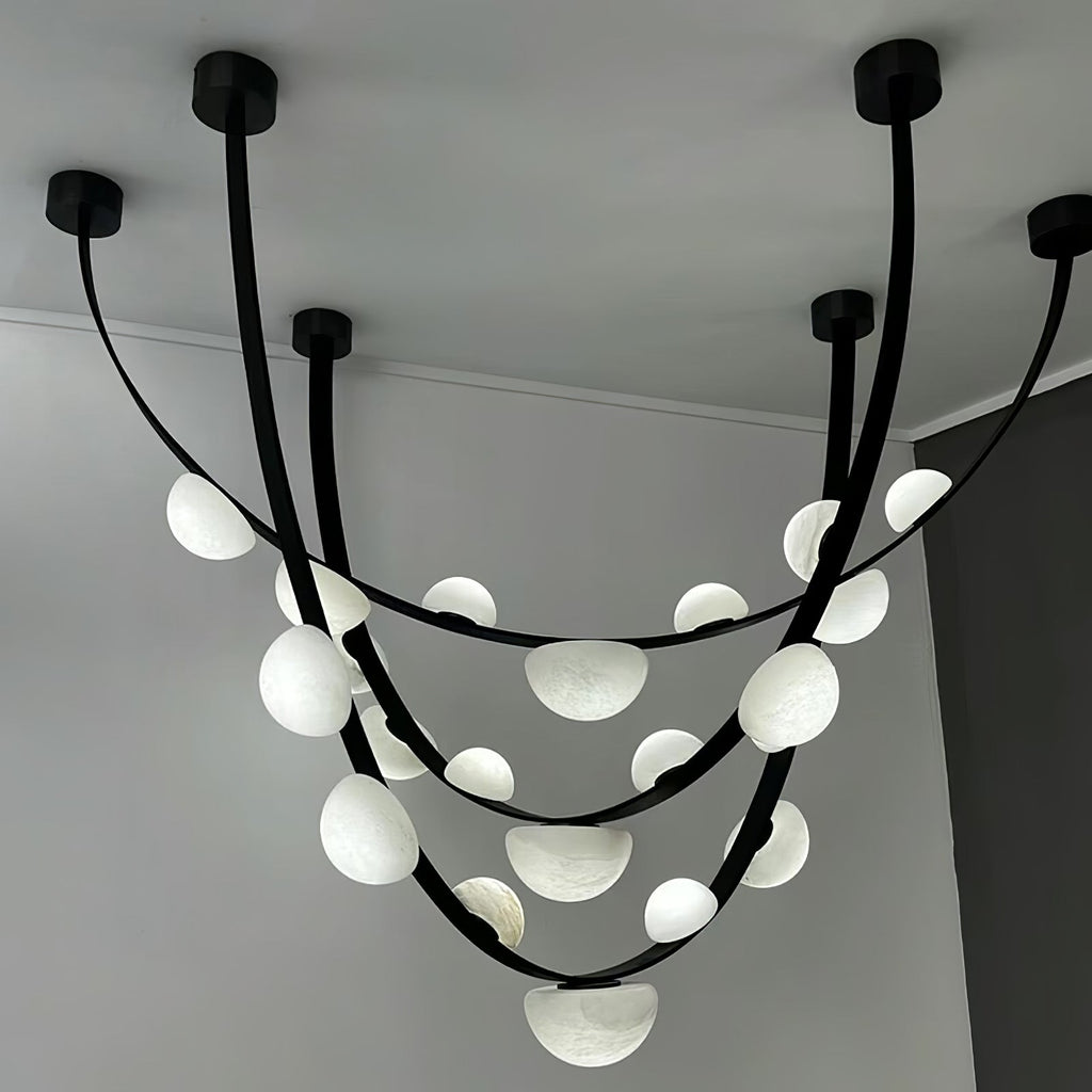 Evcaria Lustre Moderne en Albâtre - Neutralighting
