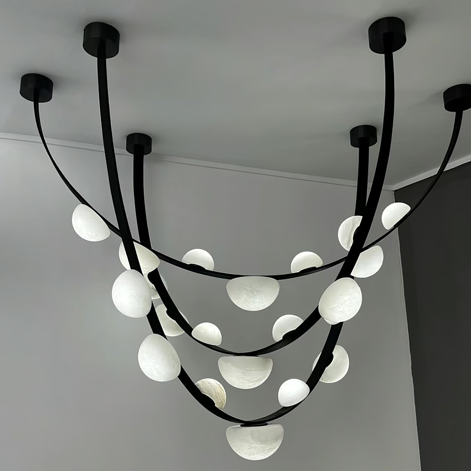 Evcaria Lustre Moderne en Albâtre - Neutralighting