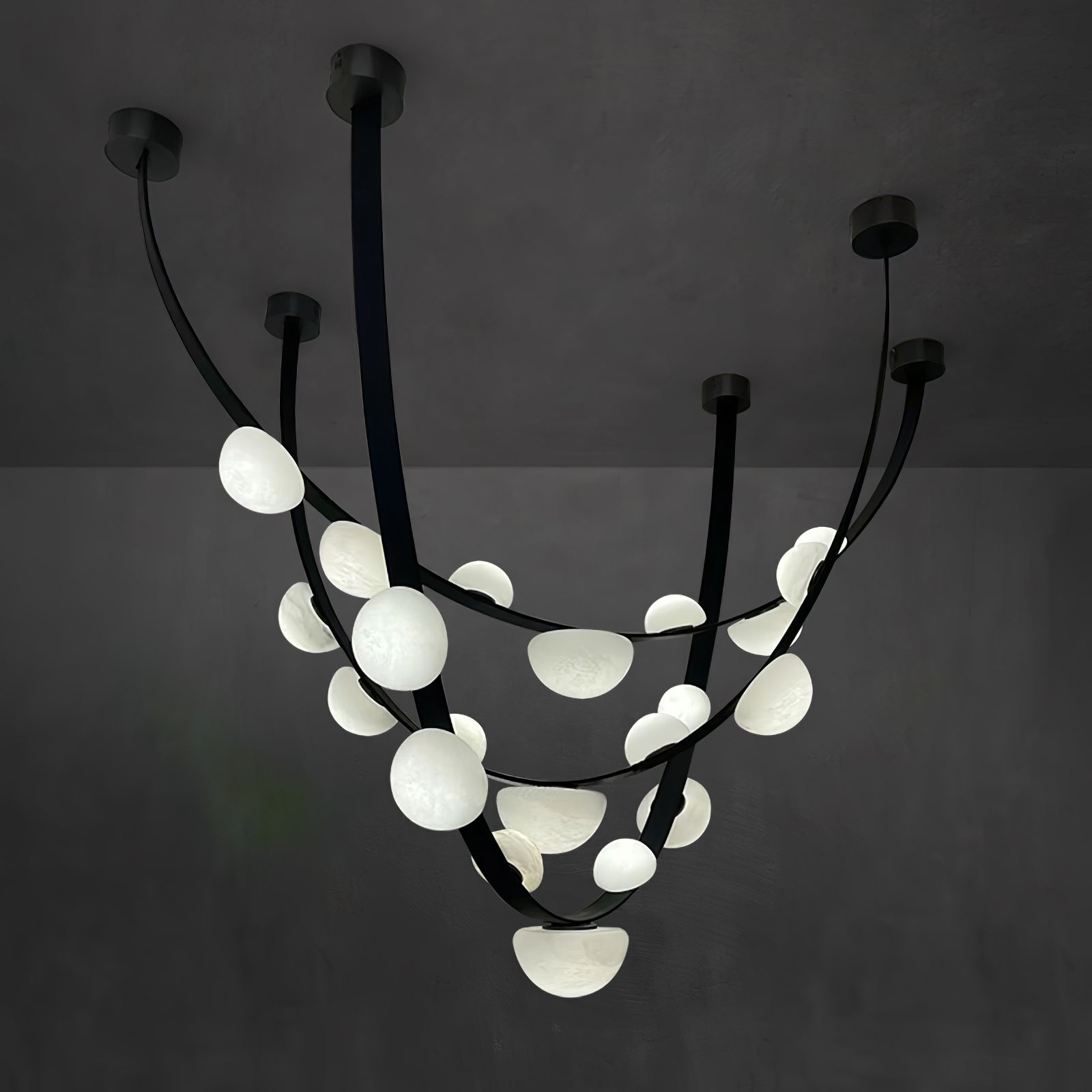 Evcaria Lustre Moderne en Albâtre - Neutralighting