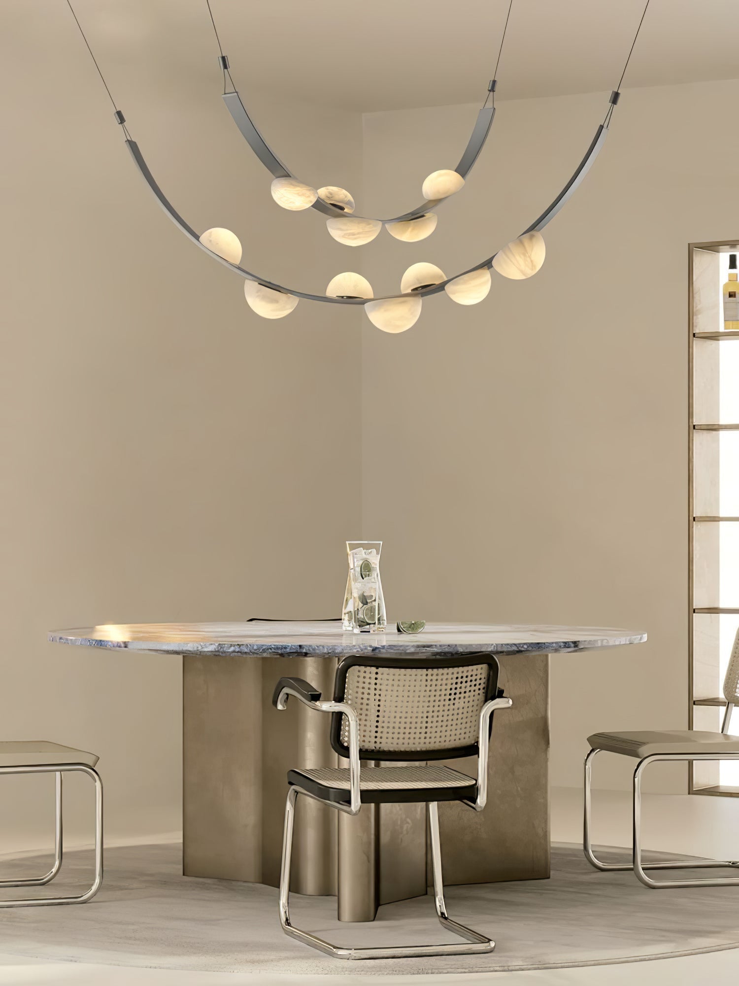 Evcaria Lustre Moderne en Albâtre - Neutralighting