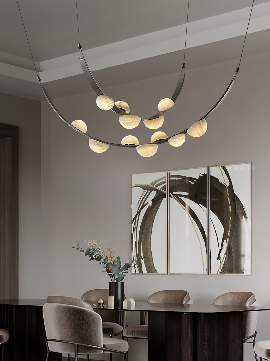 Evcaria Lustre Moderne en Albâtre - Neutralighting