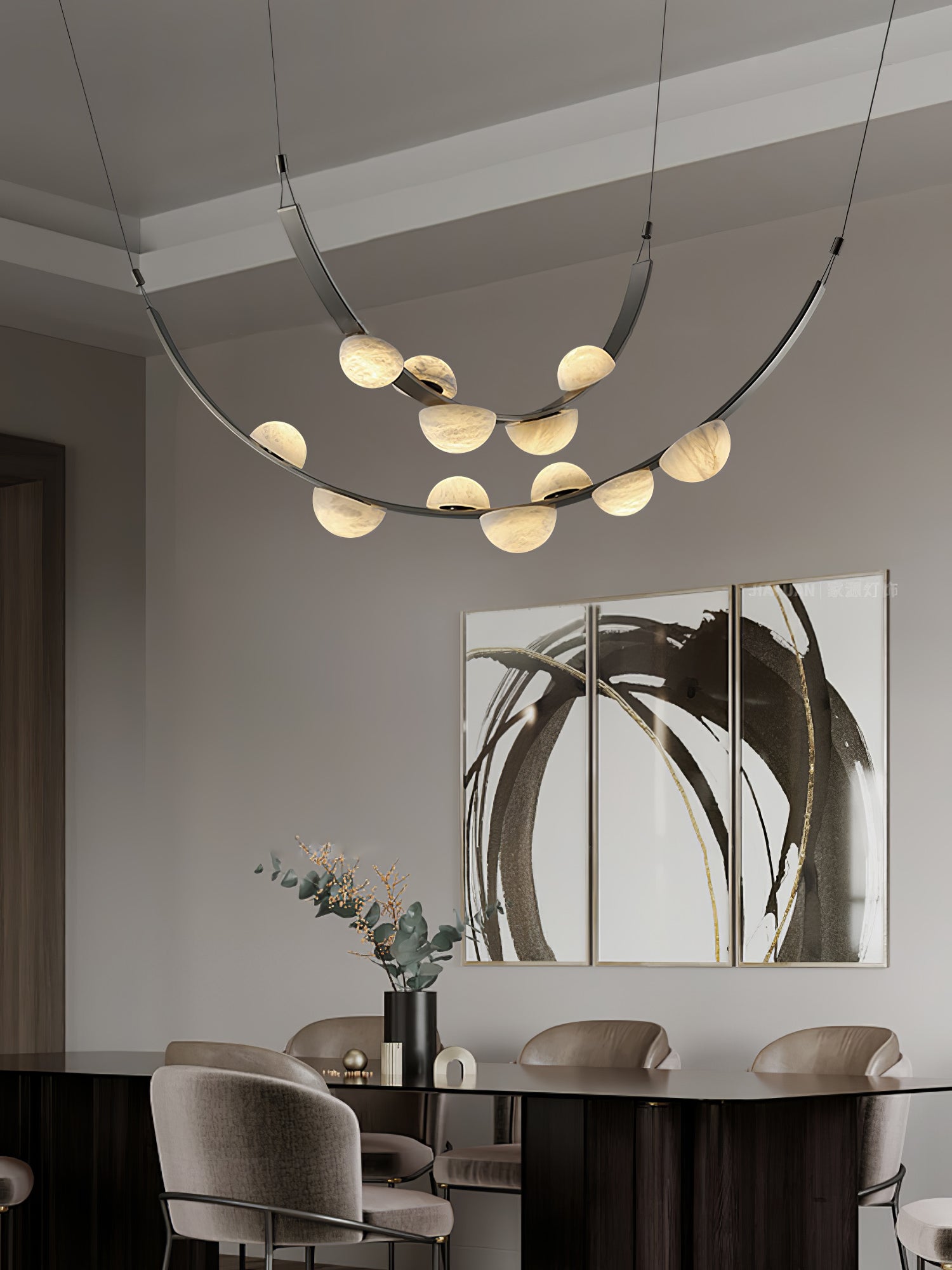 Evcaria Lustre Moderne en Albâtre - Neutralighting