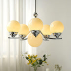 Lustra Chandelier Globe Chrome Moderne 5-Lumières - Neutralighting