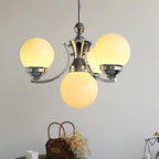 Lustra Chandelier Globe Chrome Moderne 5-Lumières - Neutralighting