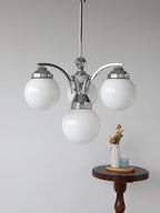 Lustra Chandelier Globe Chrome Moderne 5-Lumières - Neutralighting