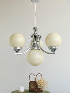 Lustra Chandelier Globe Chrome Moderne 5-Lumières - Neutralighting