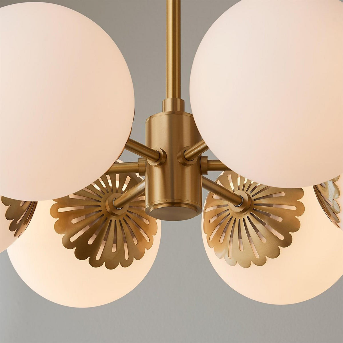 Whisper Lustre Globe Laiton Verre Minimaliste Moderne - Neutralighting