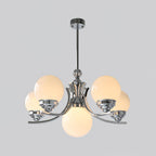 Lustra Chandelier Globe Chrome Moderne 5-Lumières - Neutralighting