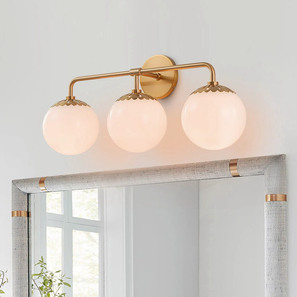 Aegis Applique Murale Globe Laiton Verre Minimaliste Moderne - Neutralighting