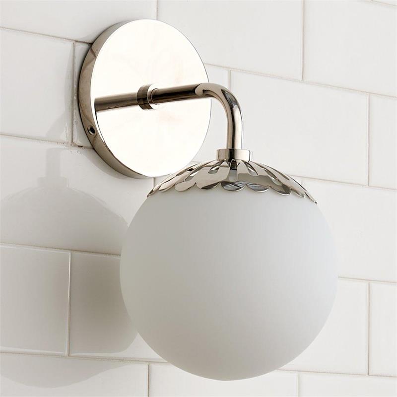 Aegis Applique Murale Globe Laiton Verre Minimaliste Moderne - Neutralighting