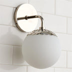 Aegis Applique Murale Globe Laiton Verre Minimaliste Moderne - Neutralighting