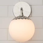 Aegis Applique Murale Globe Laiton Verre Minimaliste Moderne - Neutralighting