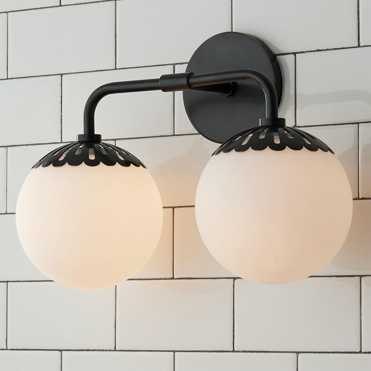 Aegis Applique Murale Globe Laiton Verre Minimaliste Moderne - Neutralighting
