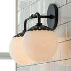 Aegis Applique Murale Globe Laiton Verre Minimaliste Moderne - Neutralighting