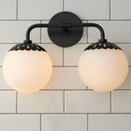 Aegis Applique Murale Globe Laiton Verre Minimaliste Moderne - Neutralighting