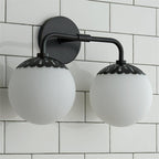 Aegis Applique Murale Globe Laiton Verre Minimaliste Moderne - Neutralighting
