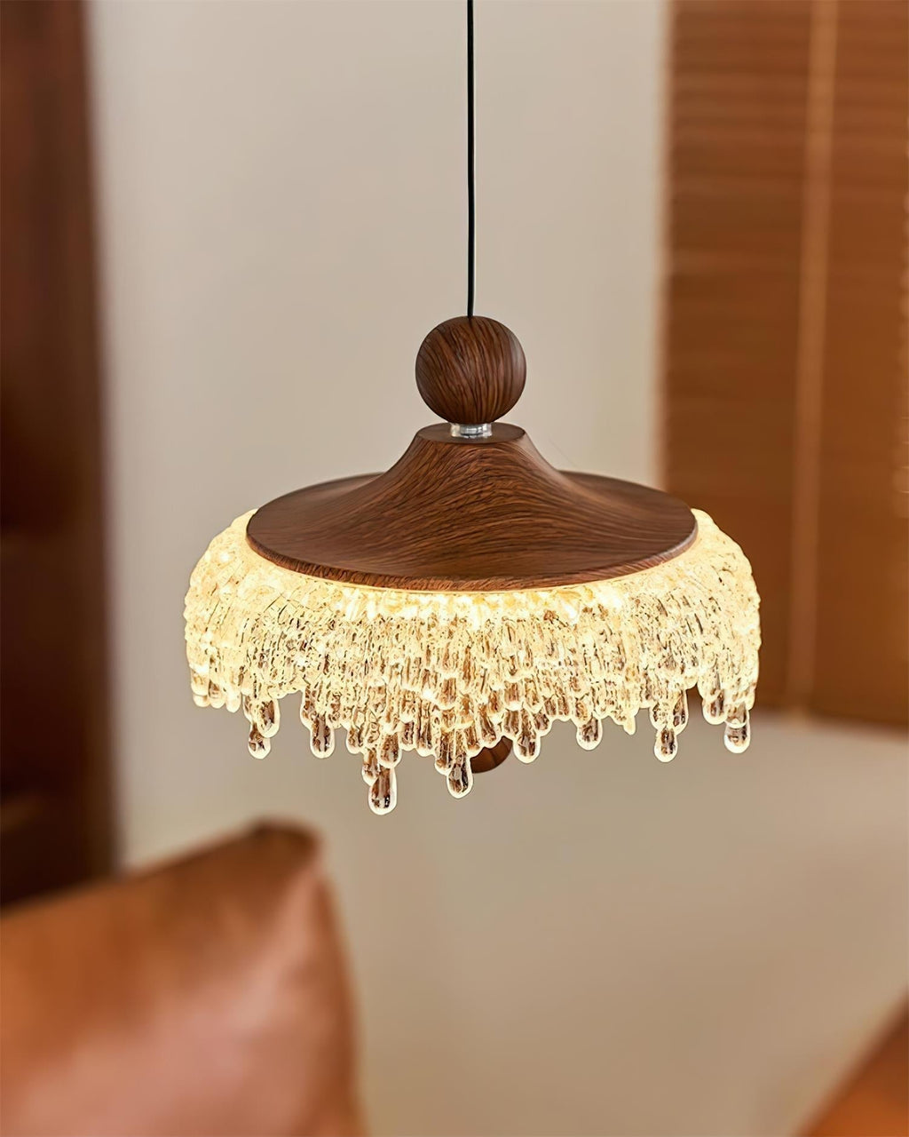 Dewdrop Lampe Pendante Élégance Cristalline Rustique - Neutralighting