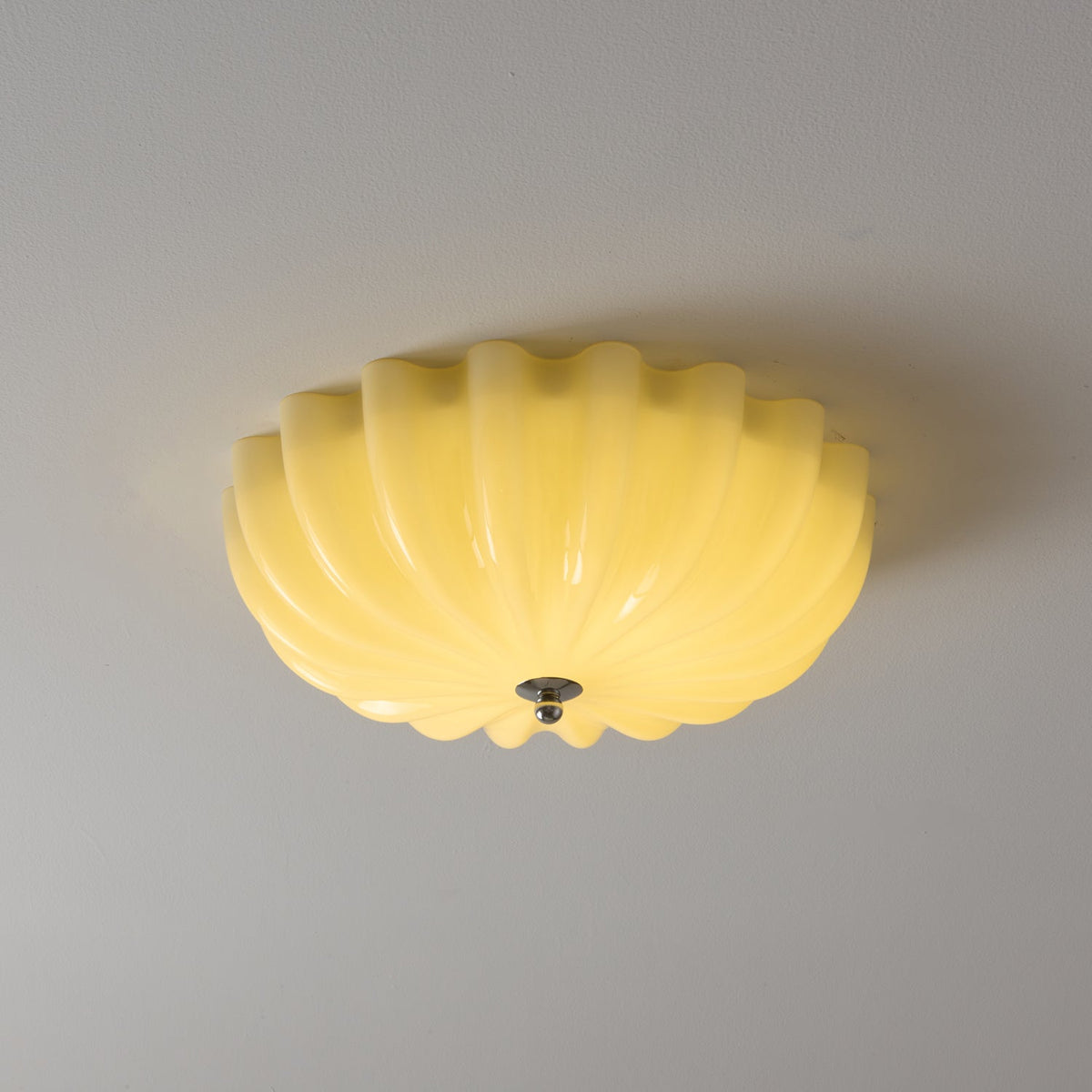 Zerinos Plafonnier Art Nordique Premium Coquillage Bois Verre - Neutralighting