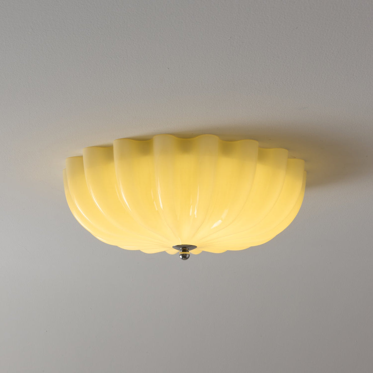 Zerinos Plafonnier Art Nordique Premium Coquillage Bois Verre - Neutralighting