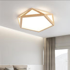 Solara Plafonnier en bois diamant géométrique moderne - Neutralighting