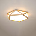 Solara Plafonnier en bois diamant géométrique moderne - Neutralighting