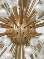Aurora Lustre de Luxe en Métal Doré - Neutralighting