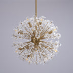 Aurora Lustre de Luxe en Métal Doré - Neutralighting